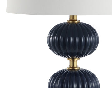 Carter 29.7" Glass LED Table Lamp - JONATHAN Y